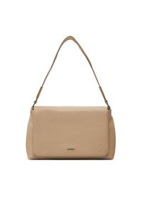 Calvin Klein Torebka Ck Must Satchel_Mono K60K613181 Beżowy. Kolor: beżowy. Materiał: skórzane #3