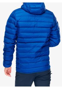columbia - Kurtka puchowa męska Columbia Lake 22 Down Hooded Jacket. Kolor: niebieski. Materiał: puch. Sport: turystyka piesza