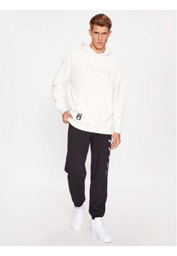 Puma Bluza RIPNDIP 622197 Écru Relaxed Fit. Materiał: bawełna