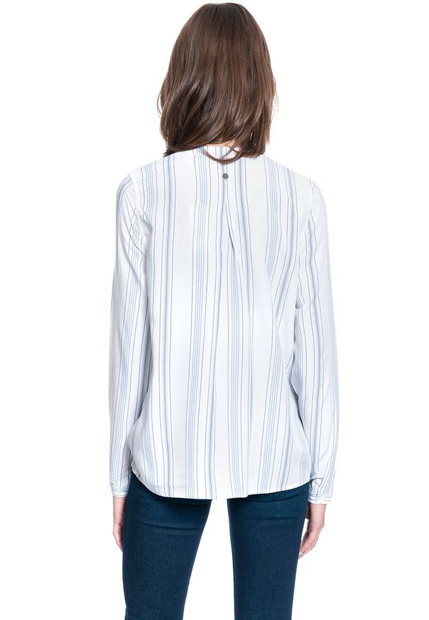 Mustang - DAMSKA KOSZULA MUSTANG EMMA STRIPE BLOUSE 1009458 11683