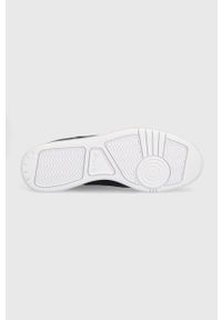 Polo Ralph Lauren sneakersy POLO CRT kolor czarny. Nosek buta: okrągły. Zapięcie: sznurówki. Kolor: czarny. Materiał: guma