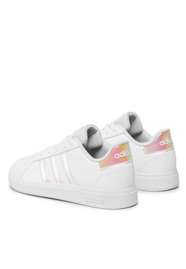 Adidas - adidas Sneakersy Grand Court Lifestyle Lace Tennis Shoes GY2326 Biały. Kolor: biały. Materiał: syntetyk