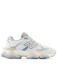 Buty unisex New Balance U90601RJ - beżowe. Okazja: na co dzień. Kolor: beżowy. Materiał: guma, skóra, zamsz, materiał, syntetyk. Szerokość cholewki: normalna. Sport: turystyka piesza #1