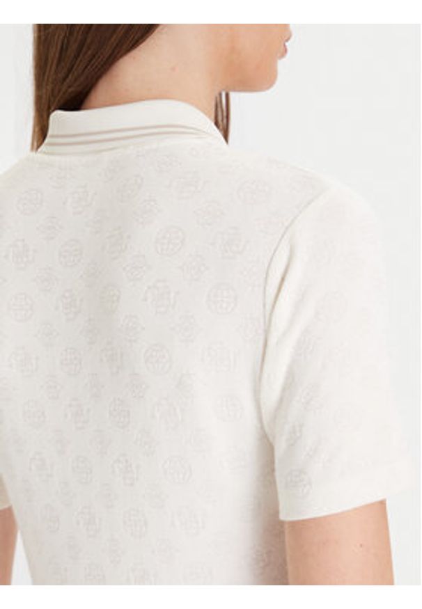 Guess Sukienka dzianinowa V5YK00 KCX12 Écru Regular Fit. Materiał: wiskoza