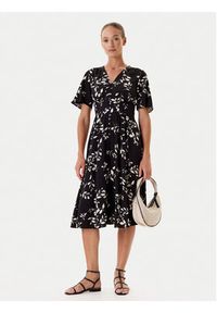 Tatuum Sukienka codzienna Naela 1 T2504.212 Czarny Regular Fit. Okazja: na co dzień. Kolor: czarny. Materiał: wiskoza. Typ sukienki: proste. Styl: casual #4