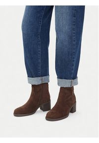 Jenny - JENNY Botki CEO-HYF2T651S-1 Brązowy. Kolor: brązowy. Materiał: materiał #5