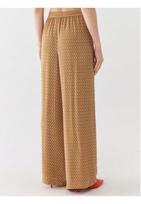 MICHAEL Michael Kors Spodnie materiałowe MF330K0AR4 Żółty Relaxed Fit. Kolor: żółty. Materiał: jedwab, wiskoza #3