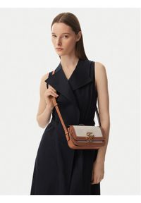 TOMMY HILFIGER - Tommy Hilfiger Torebka Th Script Flap Crossover Canvas AW0AW18737 Kremowy. Kolor: kremowy #1