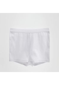 Reserved - Bezszwowe majtki typu szorty - Biały. Kolor: biały #1