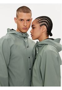 Rains Kurtka przeciwdeszczowa Unisex 12020 Zielony Regular Fit. Kolor: zielony. Materiał: syntetyk