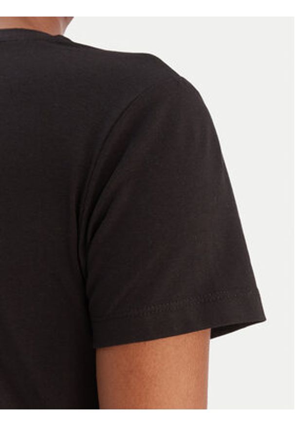 Guess T-Shirt W6RI32 J1314 Czarny Regular Fit. Kolor: czarny. Materiał: bawełna