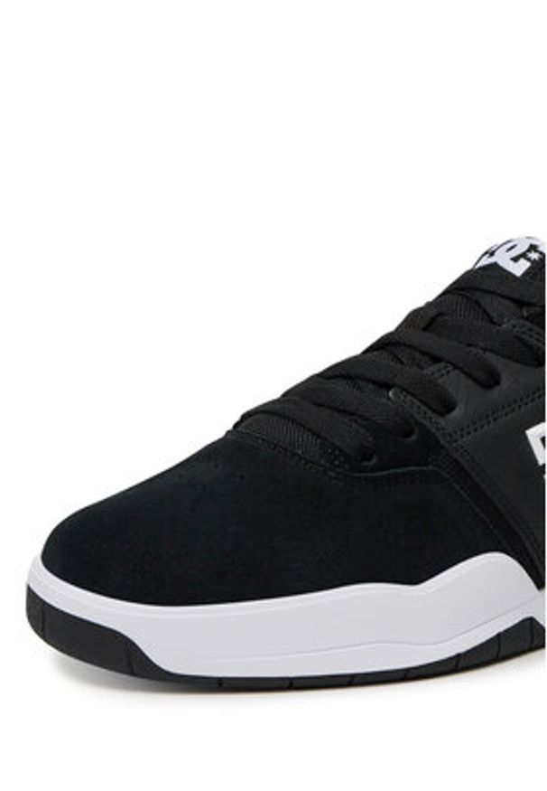 DC Shoes Sneakersy CENTRAL ADYS100551-BKW Czarny. Kolor: czarny. Materiał: skóra, zamsz