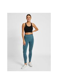 Legging damski bezszwowy midriff Hummel Mt Una Mid. Kolor: zielony