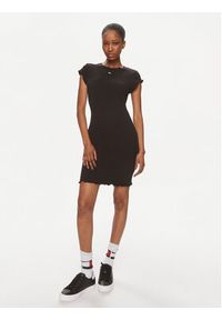 Tommy Jeans Sukienka letnia DW0DW17927 Czarny Regular Fit. Kolor: czarny. Materiał: bawełna. Sezon: lato #3
