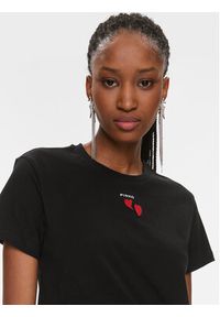 Pinko T-Shirt 100789 A1P8 Czarny Regular Fit. Kolor: czarny. Materiał: bawełna #4
