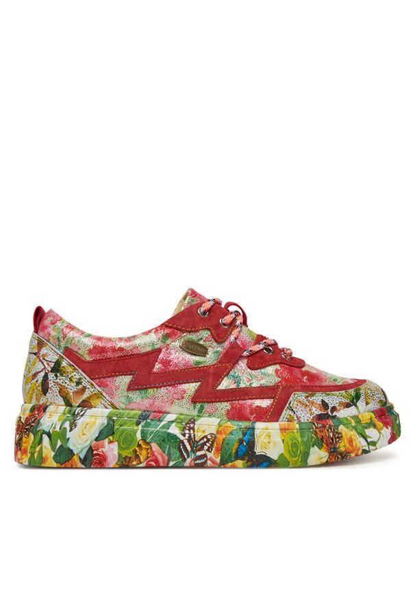 Laura Vita Sneakersy Soleno 06 Kolorowy. Materiał: skóra. Wzór: kolorowy