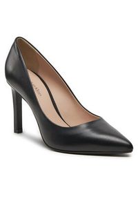 Calvin Klein Szpilki Heel Pump 90 Lth HW0HW02110 Czarny. Kolor: czarny. Materiał: skóra. Obcas: na szpilce