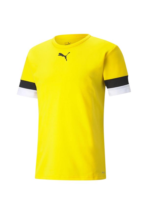 Puma - Męska Koszulka TeamRISE. Kolor: żółty