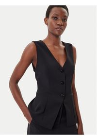 French Connection Kombinezon 7UZAB Czarny Regular Fit. Kolor: czarny. Materiał: syntetyk #4