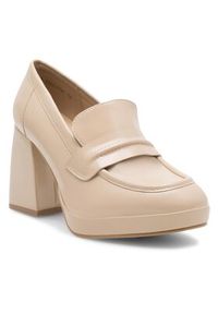 Sergio Bardi Półbuty WYL2956-8Z-SB Beżowy. Kolor: beżowy. Materiał: lakier, skóra #6
