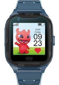 Smartwatch MaxLife Maxlife Smartwatch 4G Mxkw-350 Niebieski Gps Wifi. Rodzaj zegarka: smartwatch. Kolor: niebieski