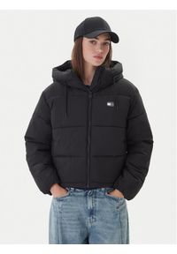Tommy Jeans Kurtka zimowa DW0DW21625 Czarny Regular Fit. Kolor: czarny. Materiał: syntetyk. Sezon: zima