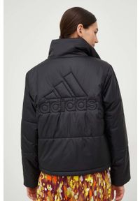 adidas Performance kurtka damska kolor czarny przejściowa. Kolor: czarny. Materiał: materiał #6