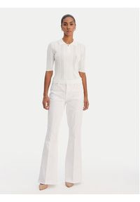 Fracomina Bluzka FR26ST7013K41601 Kremowy Regular Fit. Kolor: kremowy. Materiał: syntetyk #5