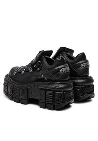NEW ROCK Sneakersy M-TANK120NSHLACE-S1 Czarny. Kolor: czarny. Materiał: skóra #4