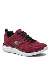 skechers - Skechers Sneakersy Scloric 2631/BUBK Bordowy. Kolor: czerwony. Materiał: materiał #3