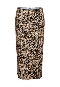 Noisy may - Noisy May Spódnica midi Avery 27034322 Brązowy Slim Fit. Kolor: brązowy. Materiał: bawełna #5