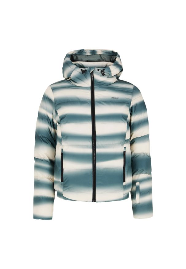 Damska kurtka puchowa Protest Fever. Kolor: zielony. Materiał: puch. Sezon: zima. Sport: narciarstwo