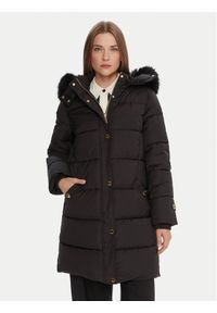 Marciano Guess Płaszcz zimowy 5BGL18 7378A Czarny Regular Fit. Kolor: czarny. Materiał: syntetyk. Sezon: zima