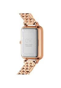 Daniel Wellington Zegarek Quadro DW00100620 Złoty. Kolor: złoty