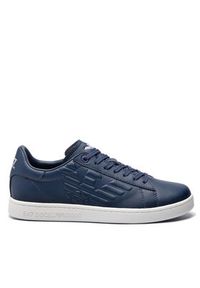 EA7 Emporio Armani Sneakersy Granatowy. Kolor: niebieski. Materiał: skóra, syntetyk #4