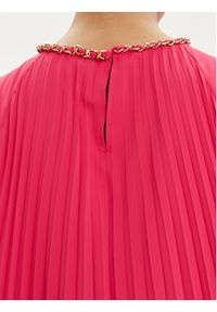 Nissa Sukienka koktajlowa RC14842 Różowy Regular Fit. Kolor: różowy. Materiał: syntetyk. Styl: wizytowy