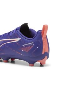 Puma - Młodzieżowe buty piłkarskie ULTRA 5 PLAY FG/AG PUMA. Kolor: biały, wielokolorowy, różowy, niebieski. Materiał: materiał, syntetyk, tkanina. Sport: piłka nożna