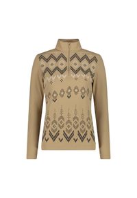 Golf damska turystyczne CMP 34L4236. Typ kołnierza: golf. Kolor: beżowy. Styl: sportowy. Sport: golf #1