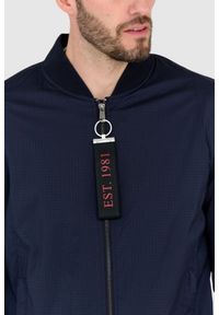 Guess - GUESS Granatowa męska kurtka wiatrówka, Rozmiar XXL. Kolor: niebieski #4