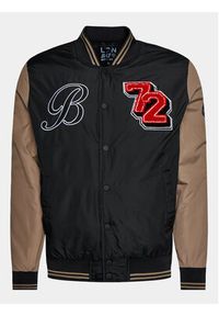 Brave Soul Kurtka bomber MJK-BRODY Czarny Regular Fit. Kolor: czarny. Materiał: syntetyk #7