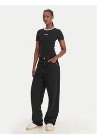 Guess Jeans T-Shirt W6GPA9 KF641 Czarny Slim Fit. Kolor: czarny #2