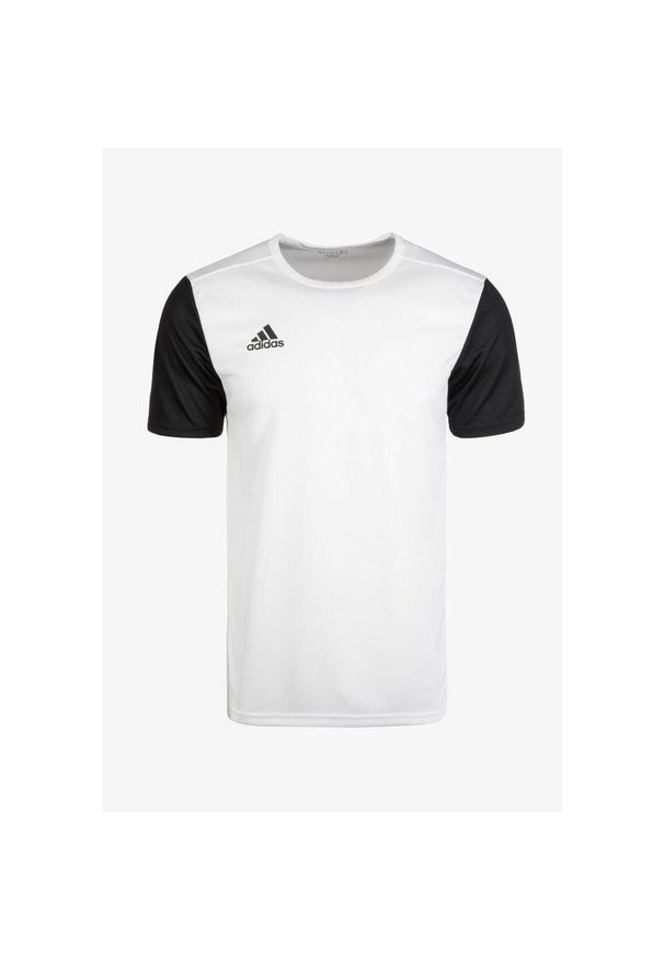 Adidas - Koszulka piłkarska adidas Estro 19 JSY. Kolor: biały, wielokolorowy, czarny. Materiał: jersey, materiał. Sport: piłka nożna
