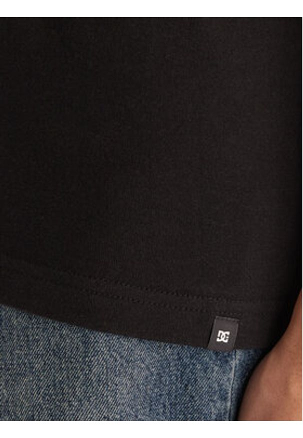 DC Shoes T-Shirt Star Reflective EDYZT04346 Czarny Regular Fit. Kolor: czarny. Materiał: bawełna