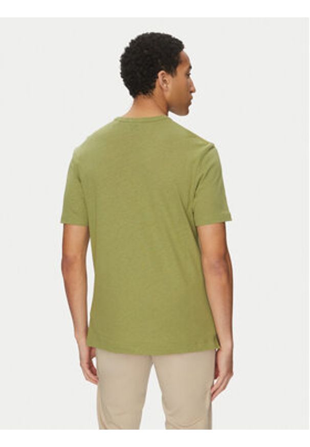 BOSS T-Shirt H-Taut 28 50537498 Zielony Regular Fit. Kolor: zielony. Materiał: bawełna