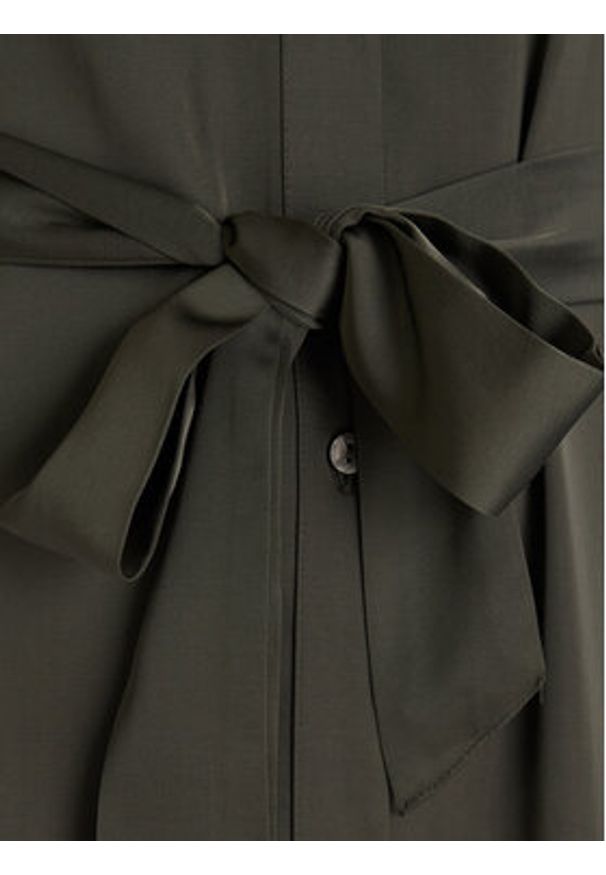 only - ONLY Sukienka koszulowa Mika 15361725 Zielony Regular Fit. Kolor: zielony. Materiał: wiskoza, syntetyk. Typ sukienki: koszulowe