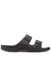 Klapki męskie Crocs Saturday Sandal 212245-001 - czarne. Kolor: czarny. Wzór: paski. Sezon: lato #1