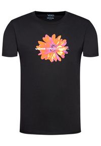 Vans T-Shirt Blooming VN0A54CF Czarny Classic Fit. Kolor: czarny. Materiał: bawełna