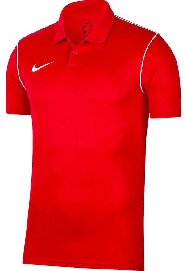 Koszulka treningowa chłopięca Nike Park 20. Kolor: czerwony. Długość rękawa: krótki rękaw. Długość: krótkie