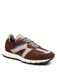 Badura Sneakersy JEFFREY-04 MI08 Bordowy. Kolor: czerwony. Materiał: materiał #4