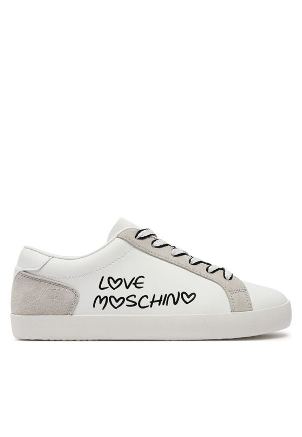 Love Moschino - LOVE MOSCHINO Sneakersy JA15512G0IIAC10A Biały. Kolor: biały